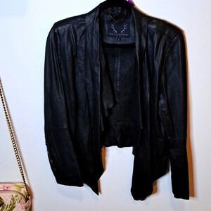 Rock & Republic Women's Black Leather Jacket